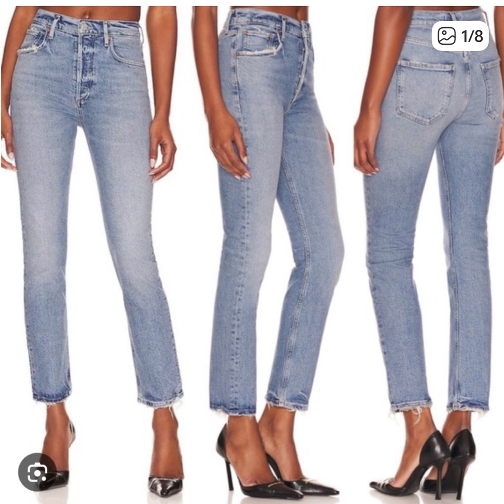 Agolde Women's Riley Cropped Jeans